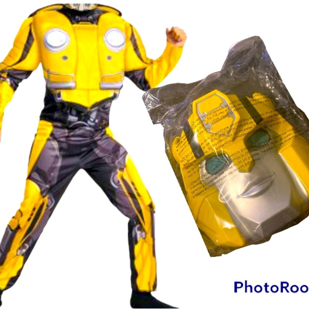 Child’s Muscle Transformers Bumblebee Costume 8/10